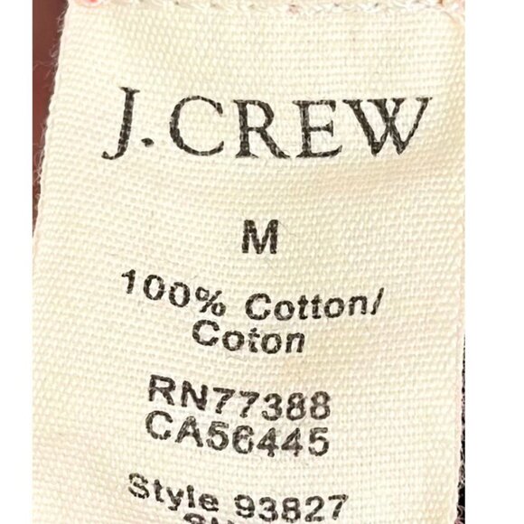 J Crew Vintage Polo Shirt Mens Size M Red Cotton Short Sleeve Preppy Sustainable - Picture 4 of 8